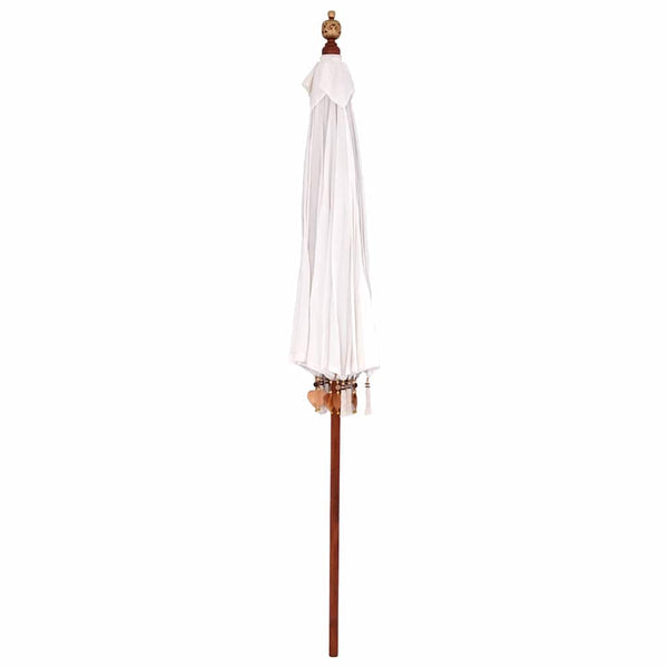 Balinesischer Sonnenschirm Creme 220cm
