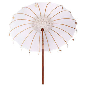 Balinesischer Sonnenschirm Creme 220cm