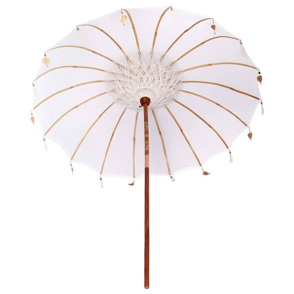 Balinesischer Sonnenschirm Creme 220cm