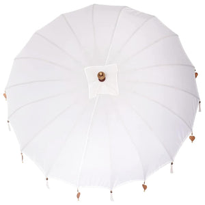 Balinesischer Sonnenschirm Creme 220cm