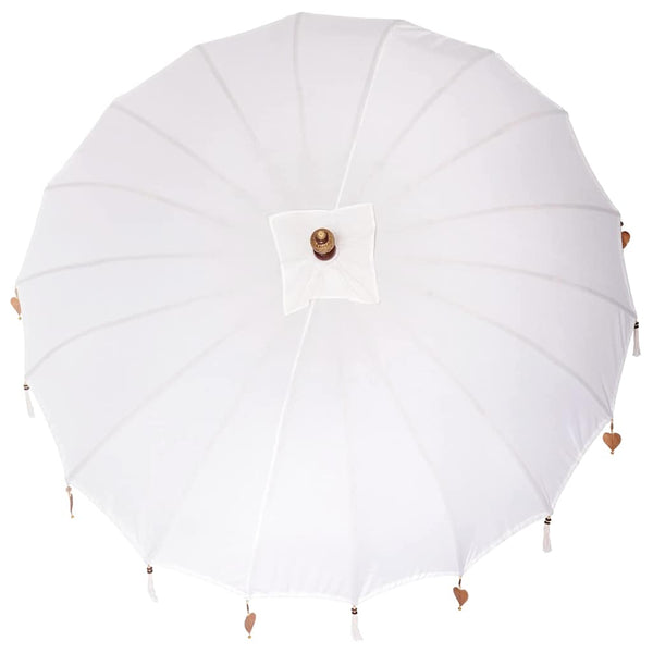 Balinesischer Sonnenschirm Creme 220cm
