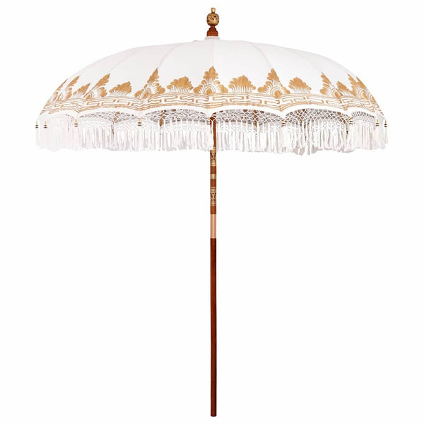 Balinesischer Sonnenschirm Creme