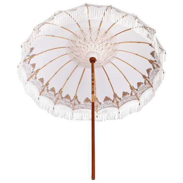 Balinesischer Sonnenschirm Creme