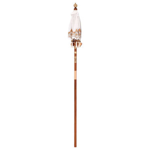 Balinesischer Sonnenschirm Creme 125x125x260cm