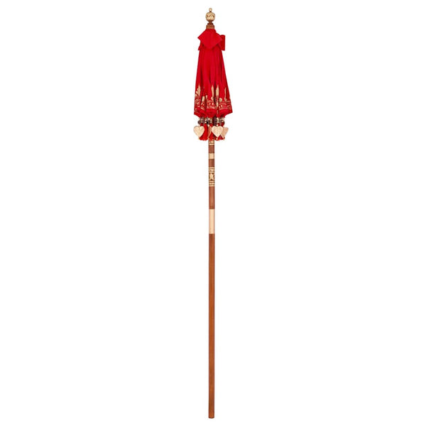 Balinesischer Sonnenschirm Rot 125cm