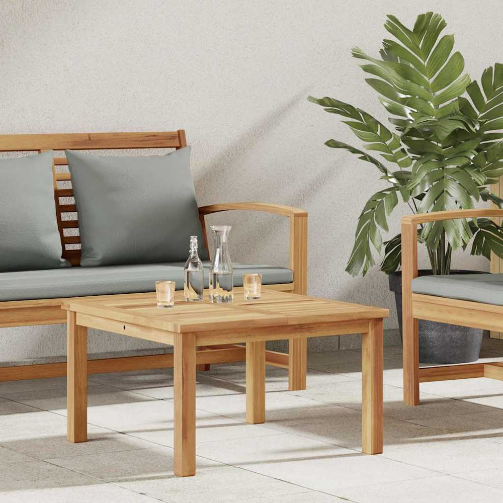 vidaXL Coffee Table Brown 60 x 60 x 36 cm Solid Teak Wood