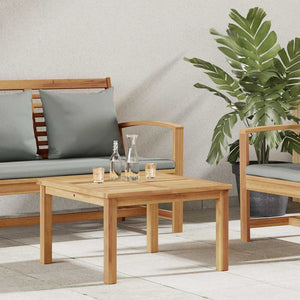Couchtisch Braun 60x60 cm Teak Massivholz