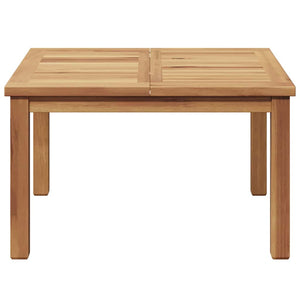 Couchtisch Braun 60x60 cm Teak Massivholz