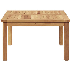 Couchtisch Braun 60x60 cm Teak Massivholz