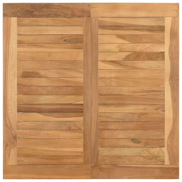 Couchtisch Braun 60x60 cm Teak Massivholz