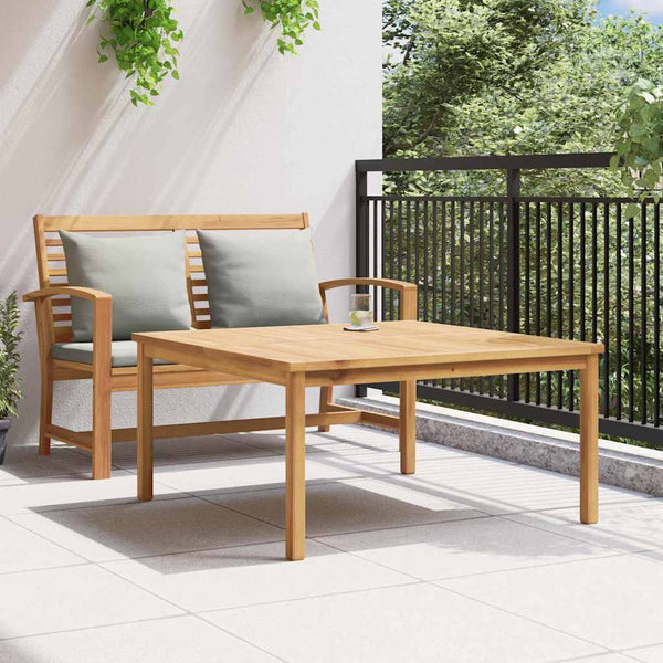 Couchtisch Braun Teak 110x110 cm