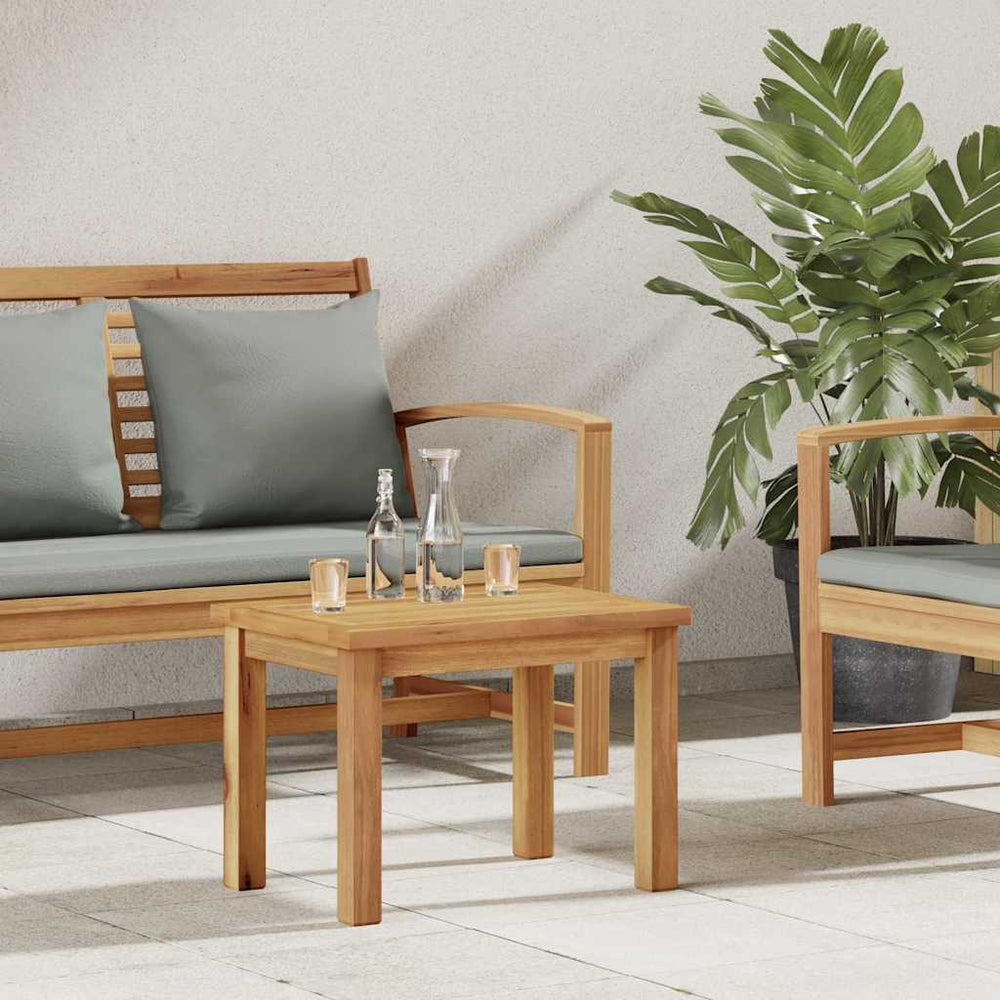 vidaXL Coffee Table Brown 50 x 35 x 36 cm Solid Teak Wood