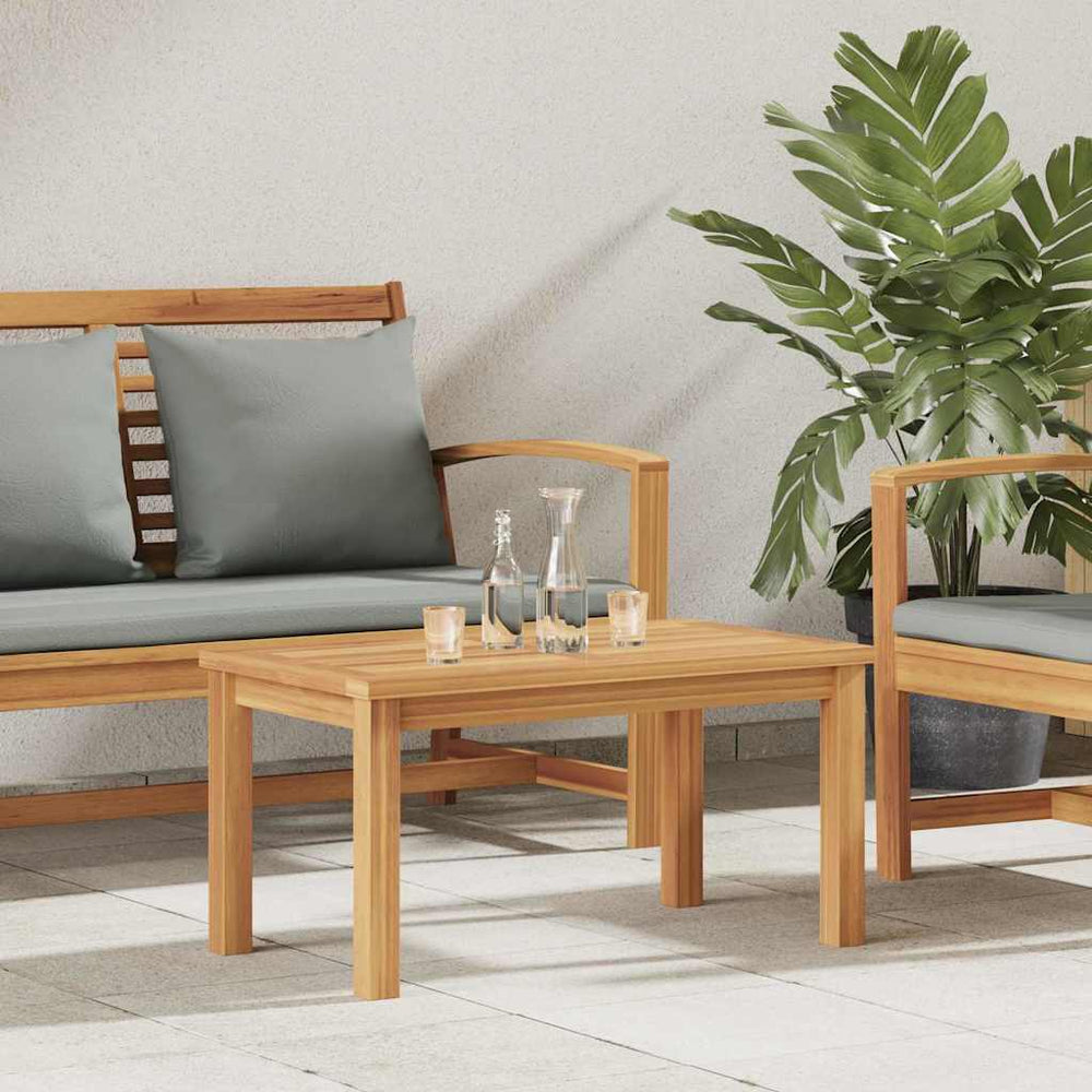 vidaXL Coffee Table Brown 70 x 40 x 36 cm Solid Teak Wood