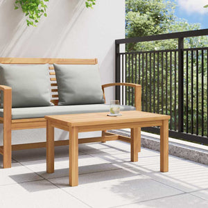 Couchtisch Braun Teak Massivholz 70x40 cm