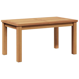 Couchtisch Braun Teak Massivholz 70x40 cm