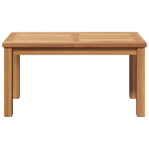 Couchtisch Braun Teak Massivholz 70x40 cm