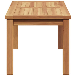 Couchtisch Braun Teak Massivholz 70x40 cm