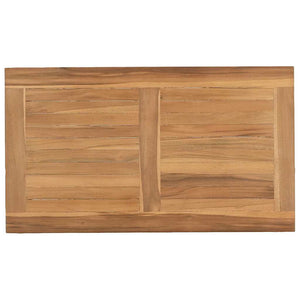 Couchtisch Braun Teak Massivholz 70x40 cm