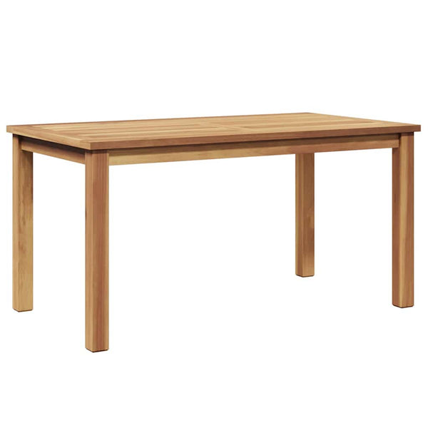Couchtisch Braun Teak Massivholz 90x50 cm