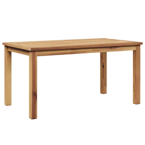 Couchtisch Braun Teak Massivholz 90x50 cm