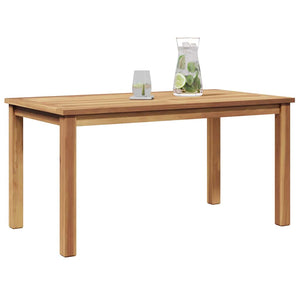 Couchtisch Braun Teak Massivholz 90x50 cm