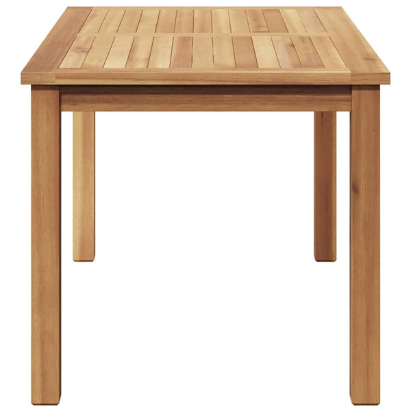Couchtisch Braun Teak Massivholz 90x50 cm