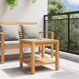 Couchtisch Teakholz Braun 45x45 cm