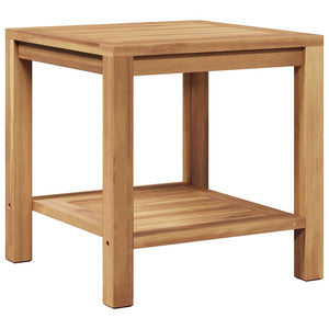 Couchtisch Teakholz Braun 45x45 cm