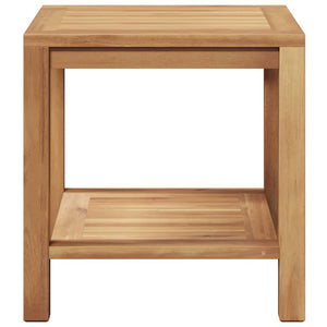 Couchtisch Teakholz Braun 45x45 cm