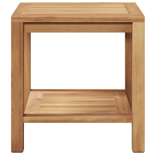 Couchtisch Teakholz Braun 45x45 cm