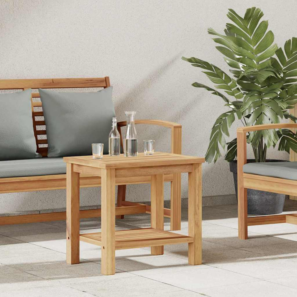 vidaXL Coffee Table with Storage Brown 50 x 35 x 45 cm Solid Teak Wood