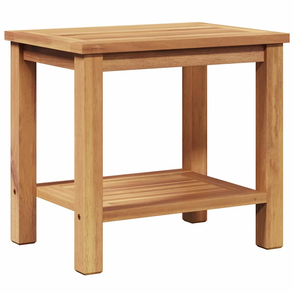 vidaXL Coffee Table with Storage Brown 50 x 35 x 45 cm Solid Teak Wood