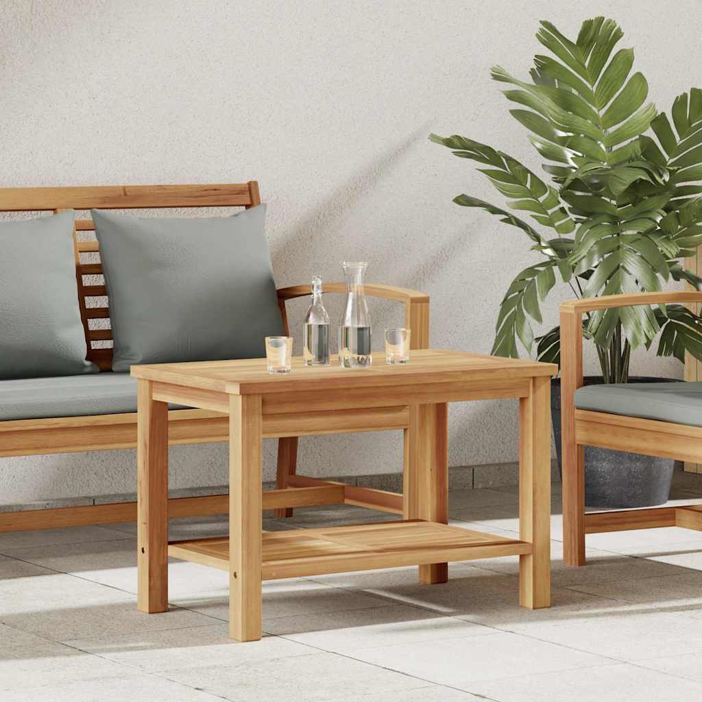 Couchtisch Teakholz Braun 70x40x45cm