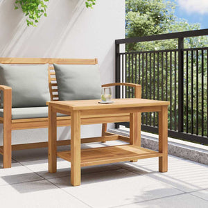 Couchtisch Teakholz Braun 70x40x45cm