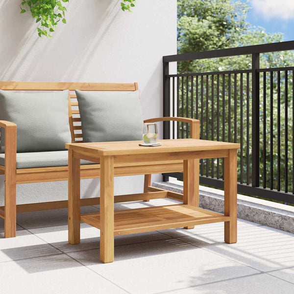 Couchtisch Teakholz Braun 70x40x45cm