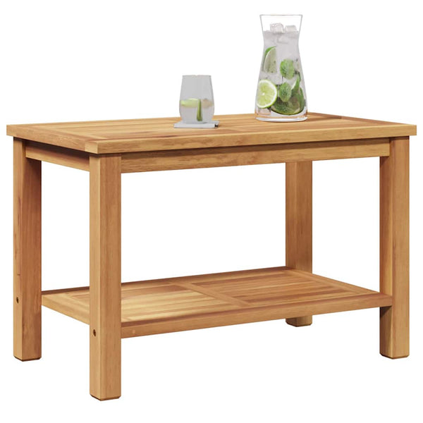 Couchtisch Teakholz Braun 70x40x45cm