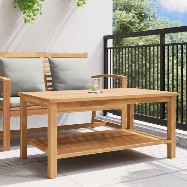 Couchtisch Teakholz Braun 110x55cm