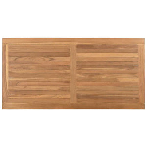 Couchtisch Teakholz Braun 110x55cm