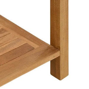 Teak Konsolentisch Braun 80x35x75cm
