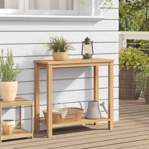 Teak Konsolentisch Braun 80x35x75cm