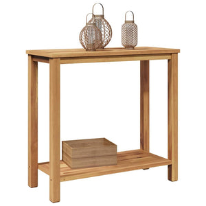 Teak Konsolentisch Braun 80x35x75cm