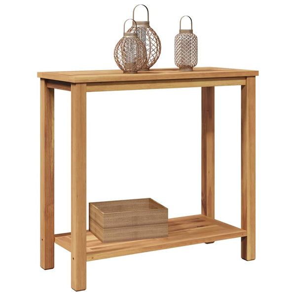Teak Konsolentisch Braun 80x35x75cm