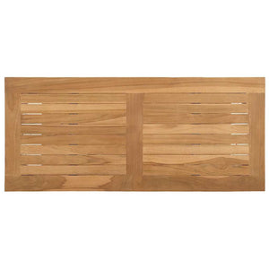 Teak Konsolentisch Braun 80x35x75cm