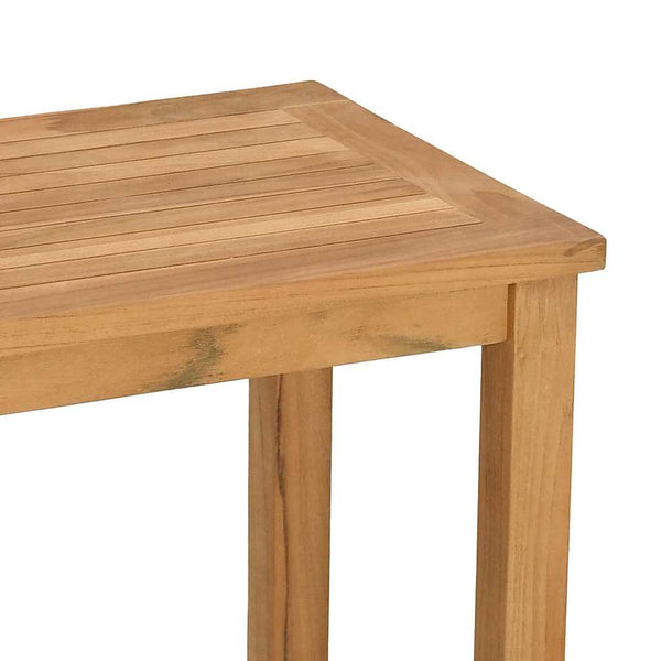 Konsolentisch Braun Teakholz 110 cm
