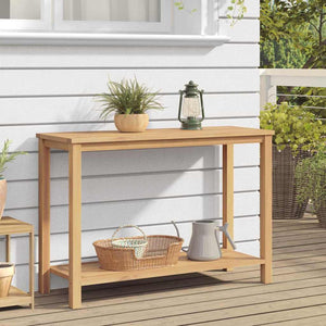 Konsolentisch Braun Teakholz 110 cm