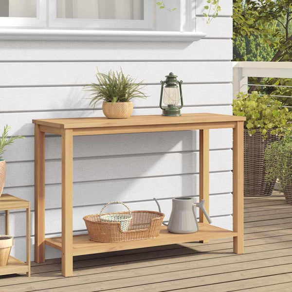 Konsolentisch Braun Teakholz 110 cm