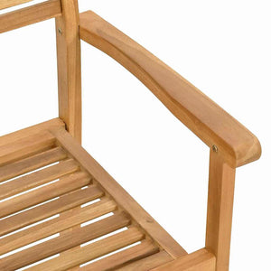 Teak Stühle 2er Set Braun