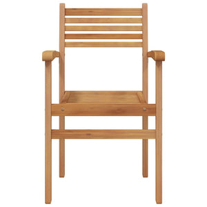Teak Stühle 2er Set Braun
