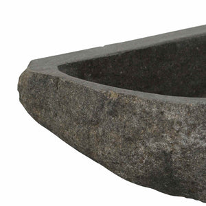 Graues Flussstein Waschbecken 30-37 cm
