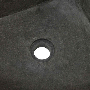 Graues Flussstein Waschbecken 30-37 cm